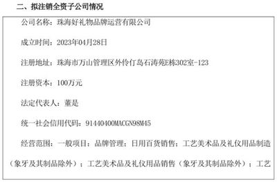希爾傳媒擬注銷全資子公司珠海好禮物品牌運(yùn)營